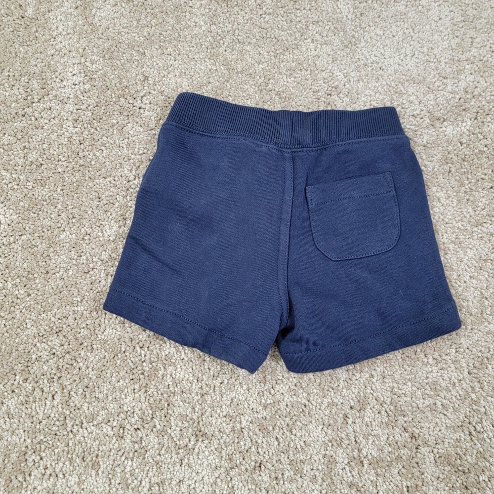 Ralph Lauren Shorts Bear Graphic Knit Waistband Casual Blue 3M - Picture 5 of 5